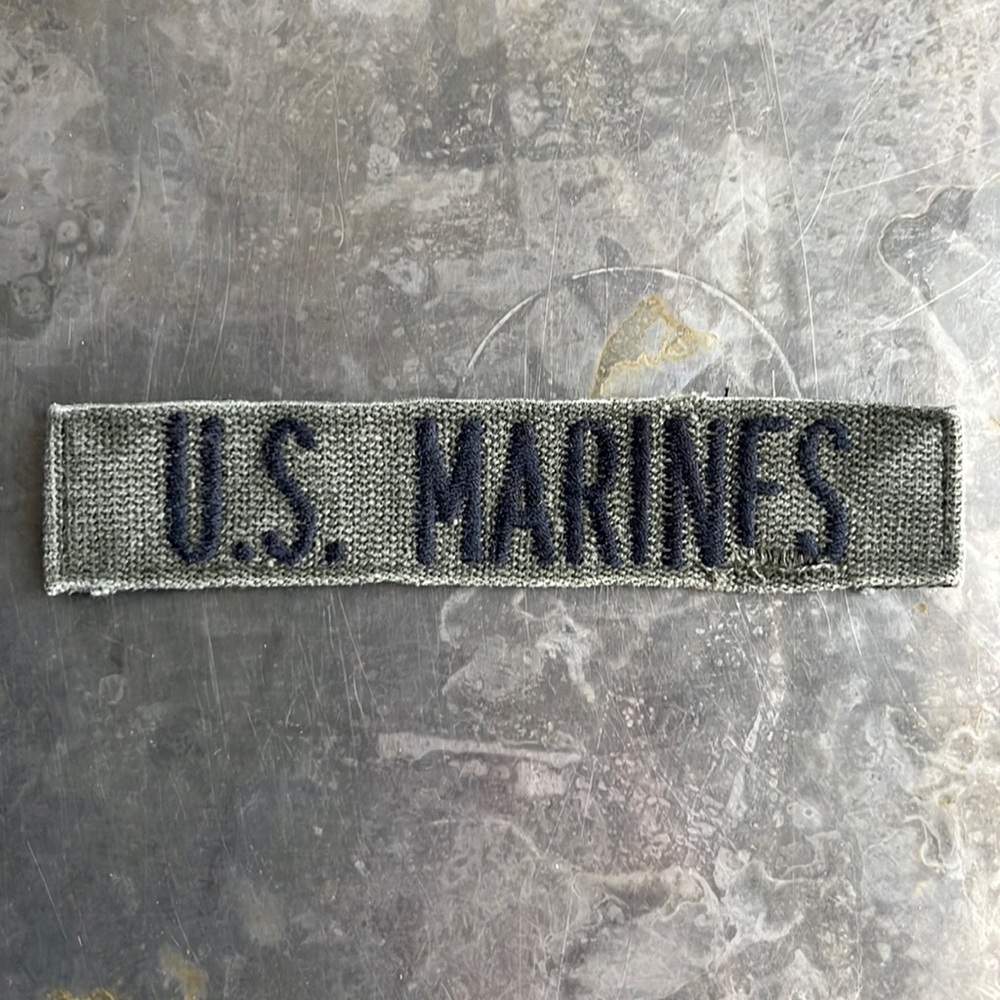 U.S. MARINES embroidered tape patch - Vintage